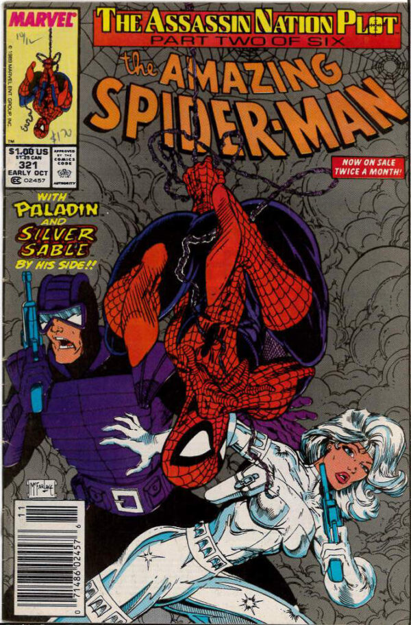 AMAZING SPIDER-MAN (1962-2018 SERIES) #321: 8.0 (VF) Newstand Ed.
