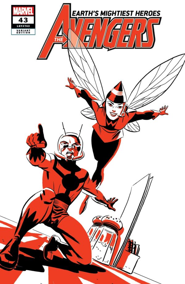 AVENGERS (2018 SERIES) #43: Michael Cho Ant-Man and the Wasp Two-Tone cover