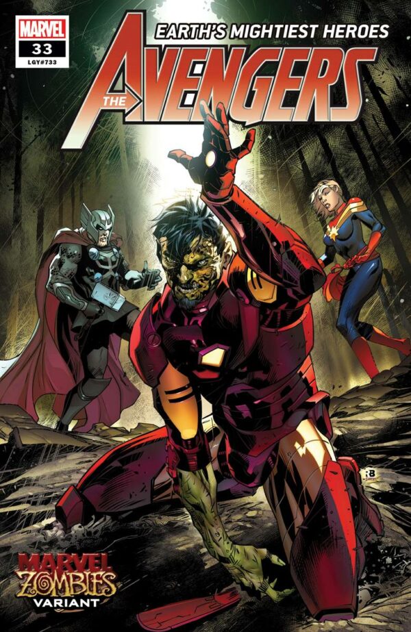 AVENGERS (2018 SERIES) #33: Ryan Benjamin Marvel Zombies cover