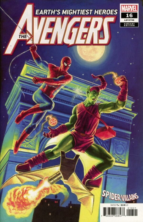 AVENGERS (2018 SERIES) #16: Greg Hilderbrandt Spider-man Villains cover