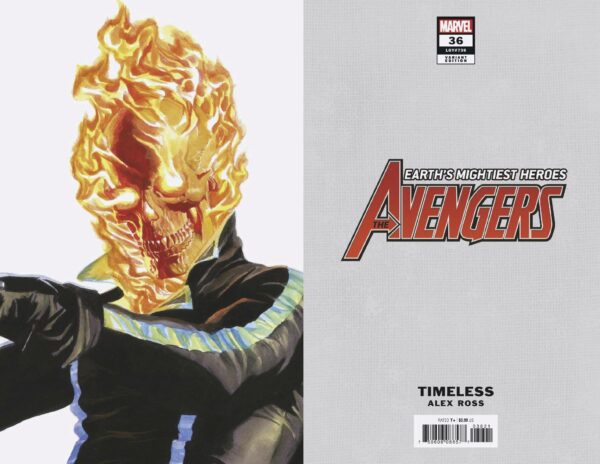 AVENGERS (2018 SERIES) #36: Alex Ross Ghost Rider Timeless cover