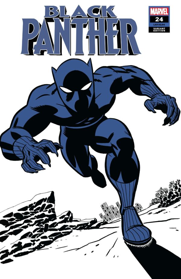BLACK PANTHER (2018 SERIES) #24: Michael Cho Black Panther Two-Tone cover