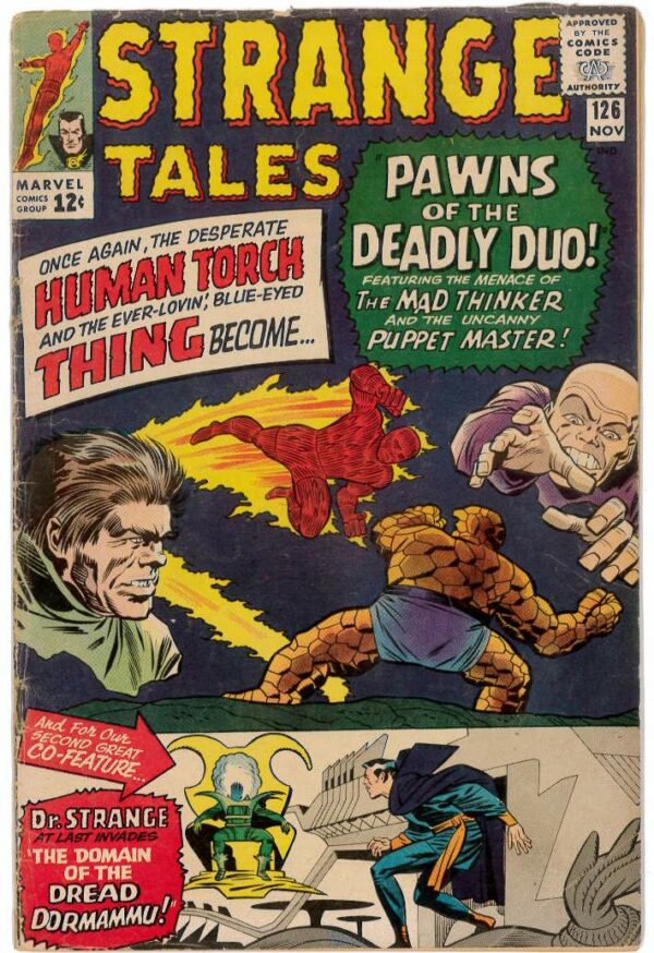 STRANGE TALES (1951-1976 SERIES) #126: 1st appearance of Clea and Dormammu