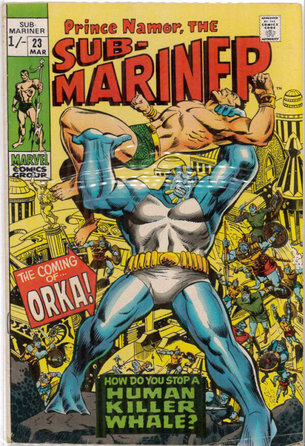 SUB-MARINER (1968-1974 SERIES) #23: 6.0 (FN) UK Ed.