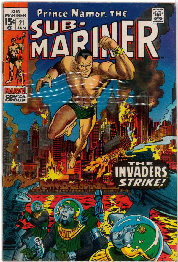 SUB-MARINER (1968-1974 SERIES) #21: 9.2 (NM)