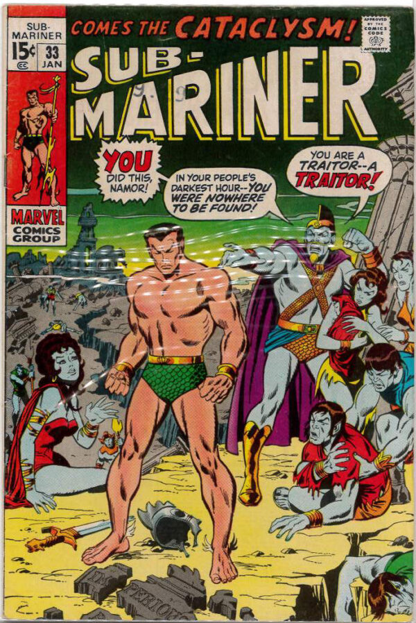 SUB-MARINER (1968-1974 SERIES) #33: 9.0 (VF/NM)