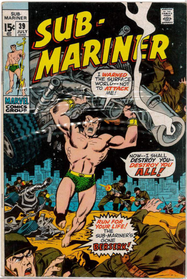 SUB-MARINER (1968-1974 SERIES) #39: 9.0 (VF/NM)