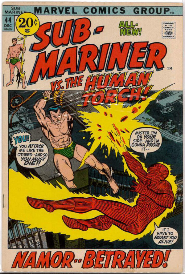 SUB-MARINER (1968-1974 SERIES) #44: 9.0 (VF/NM)