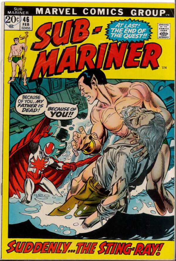 SUB-MARINER (1968-1974 SERIES) #46: 9.0 (VF/NM)