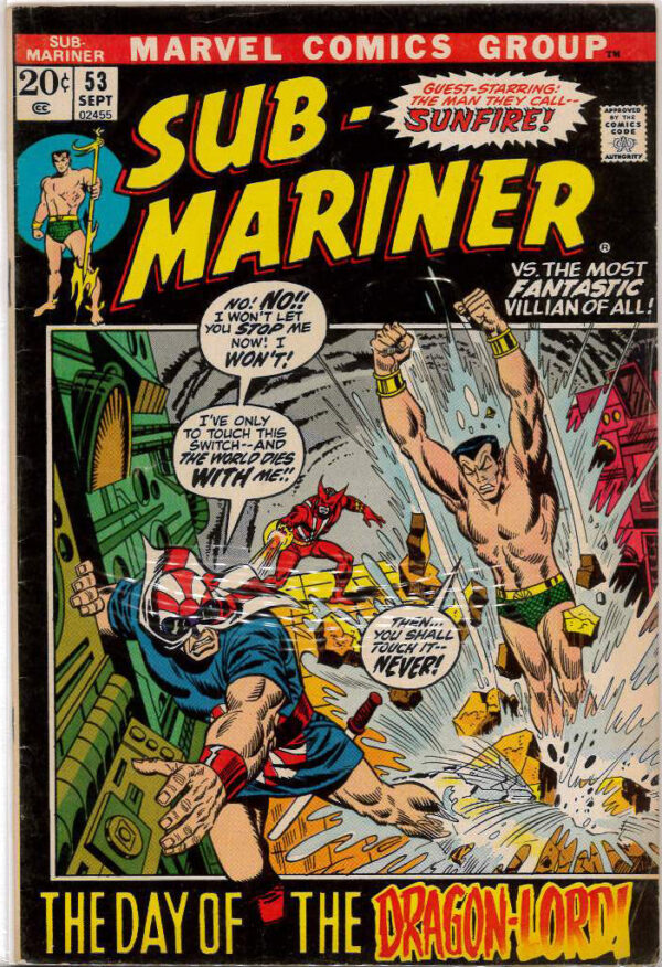 SUB-MARINER (1968-1974 SERIES) #53: 8.5 (VF)