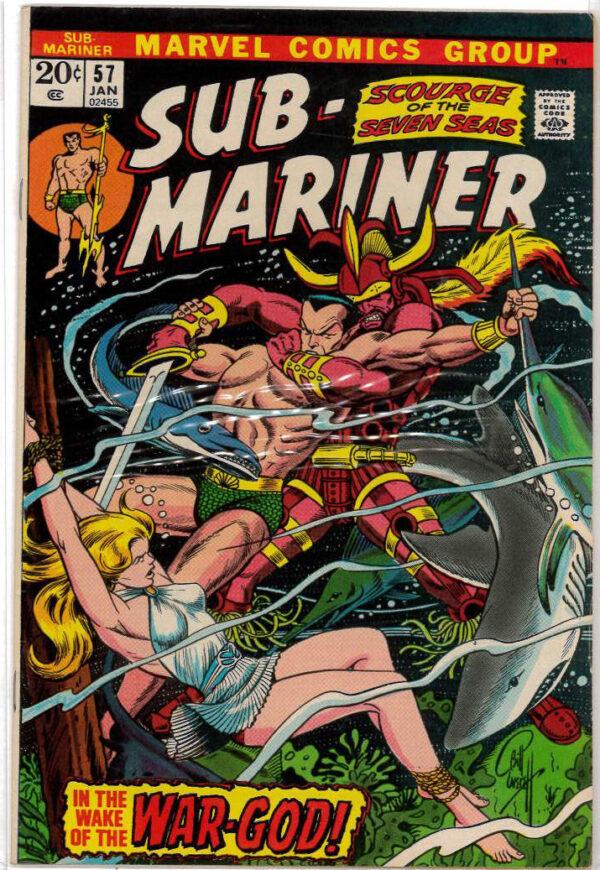 SUB-MARINER (1968-1974 SERIES) #57: 9.2 (NM)