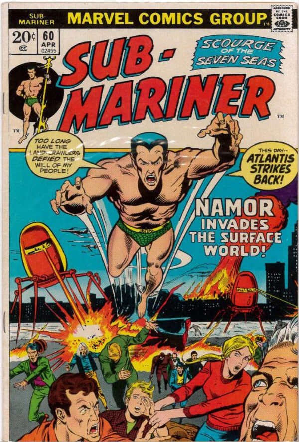 SUB-MARINER (1968-1974 SERIES) #60: 9.2 (NM)