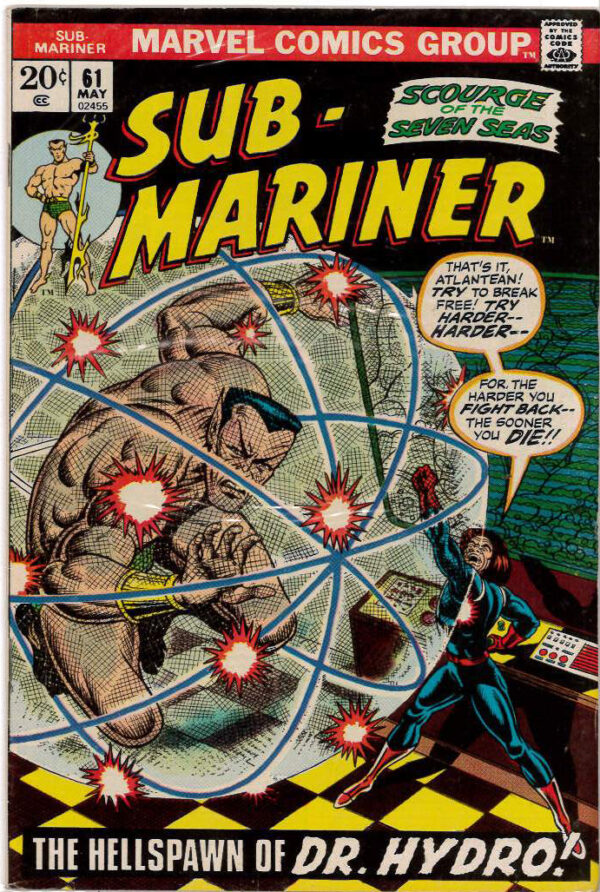 SUB-MARINER (1968-1974 SERIES) #61: 9.2 (NM)