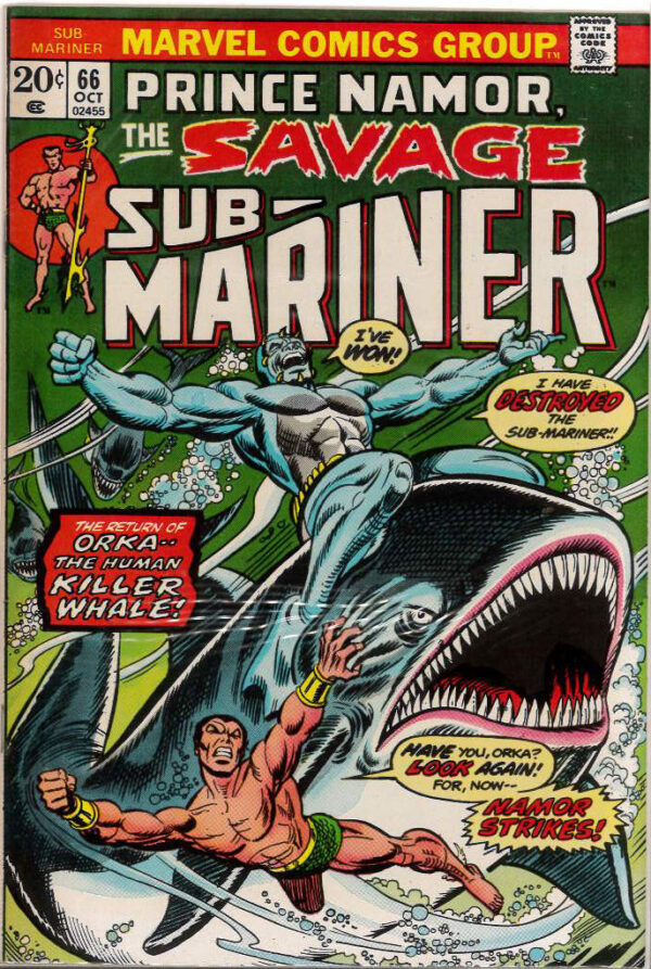 SUB-MARINER (1968-1974 SERIES) #66: 9.8 (MT)