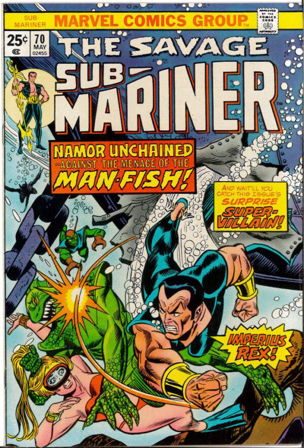 SUB-MARINER (1968-1974 SERIES) #70: 9.6 (NM+)