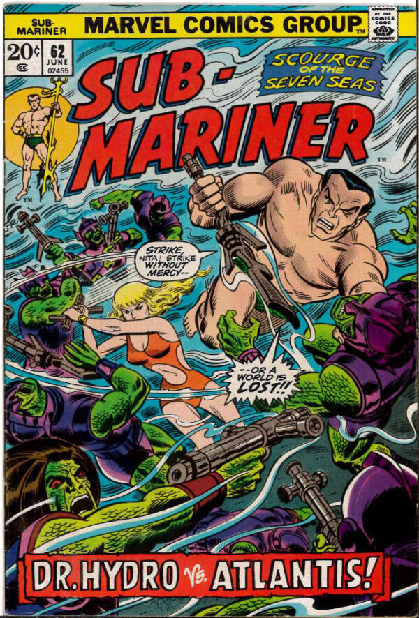 SUB-MARINER (1968-1974 SERIES) #62: 9.0 (VF/NM)