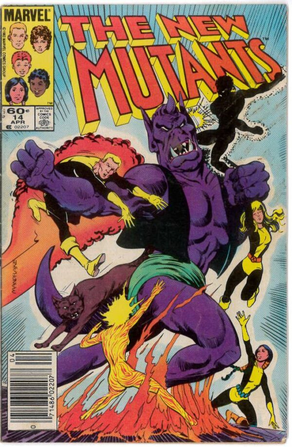 NEW MUTANTS (1982-1991 SERIES) #14: 1st app Magik VF/NM – Newsstand Edition