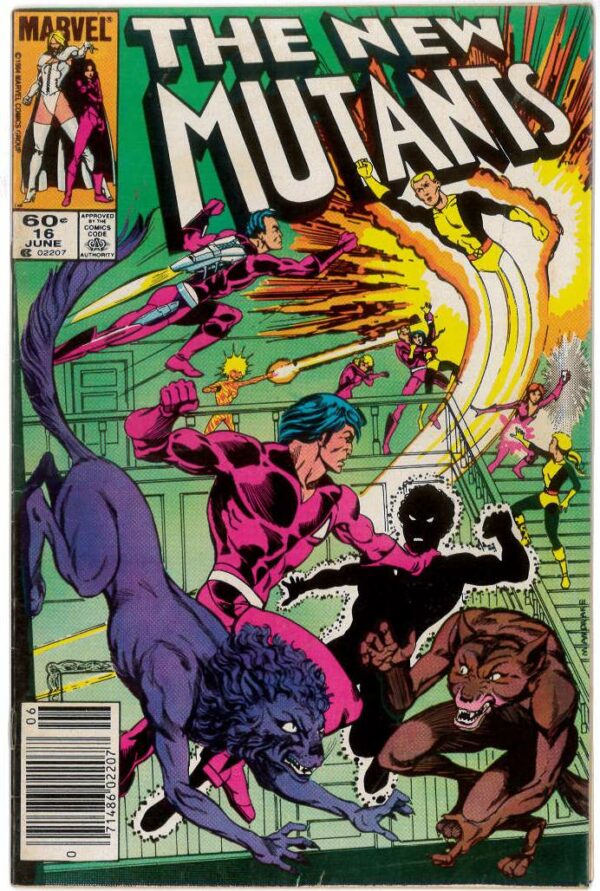 NEW MUTANTS (1982-1991 SERIES) #16: NM (9.0) – Newsstand Edition