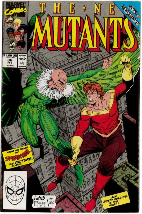 NEW MUTANTS (1982-1991 SERIES) #86: 1st cameo of Cable