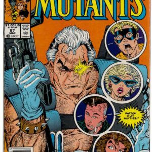 NEW MUTANTS (1982-1991 SERIES) #87: Newsstand edition – 8.0 (VF) – 1st full appearance of Cable