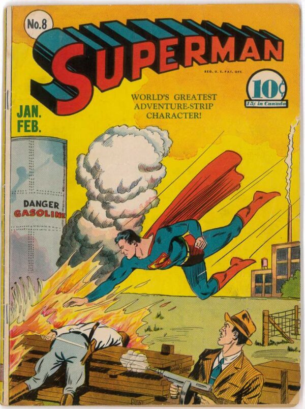SUPERMAN (1938-1986,2006-2011 SERIES) #8: 4.5 (VG+)