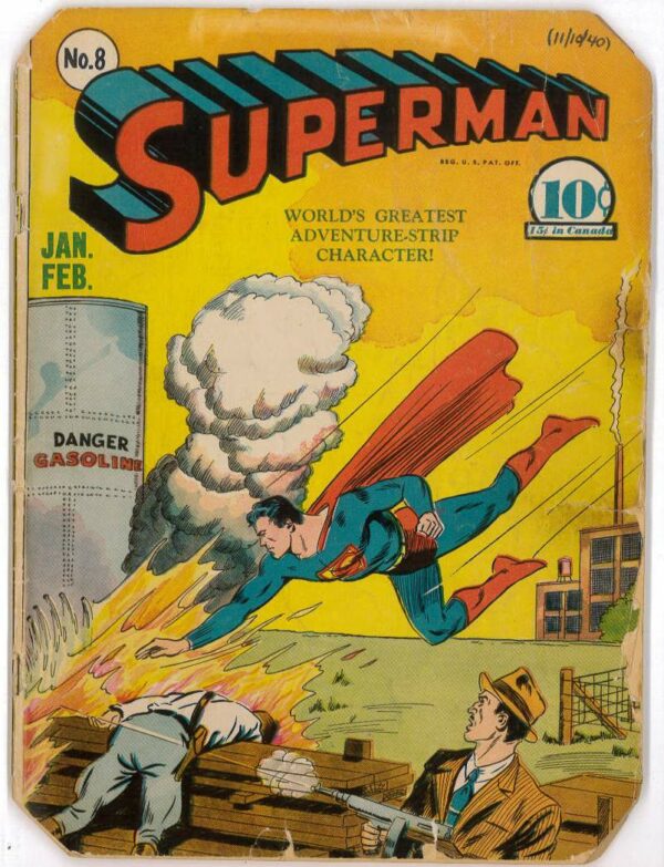 SUPERMAN (1938-1986,2006-2011 SERIES) #8: 2.0 (GD)
