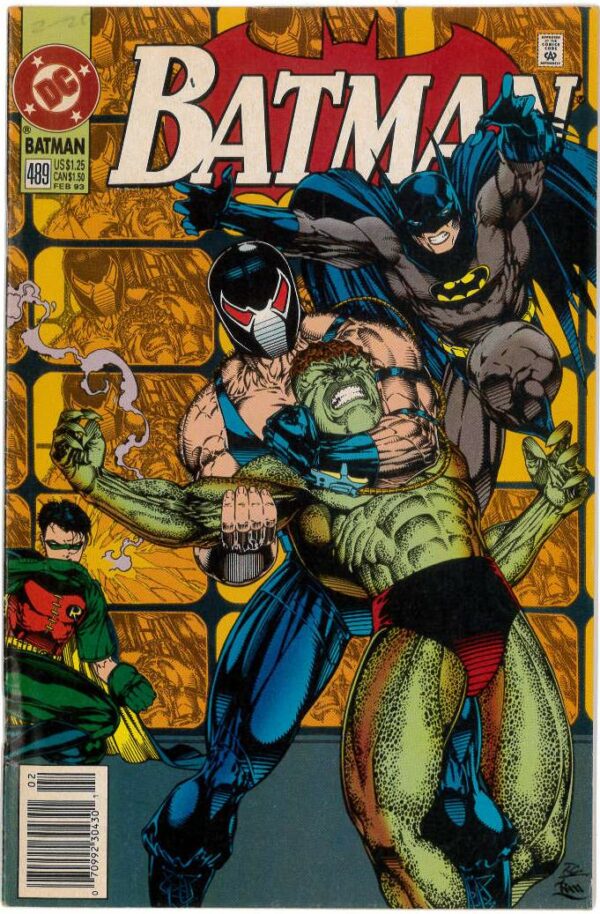 BATMAN (1939-2011 SERIES) #489: 9.0 (VF/NM) – Newsstand Edition – 1st Azrael app. as Batman