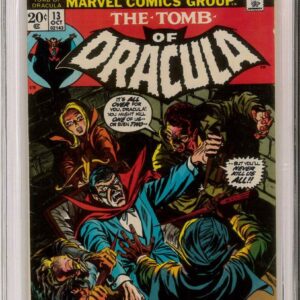 TOMB OF DRACULA #13: Halo graded 8.0 (VF) Origin of Blade