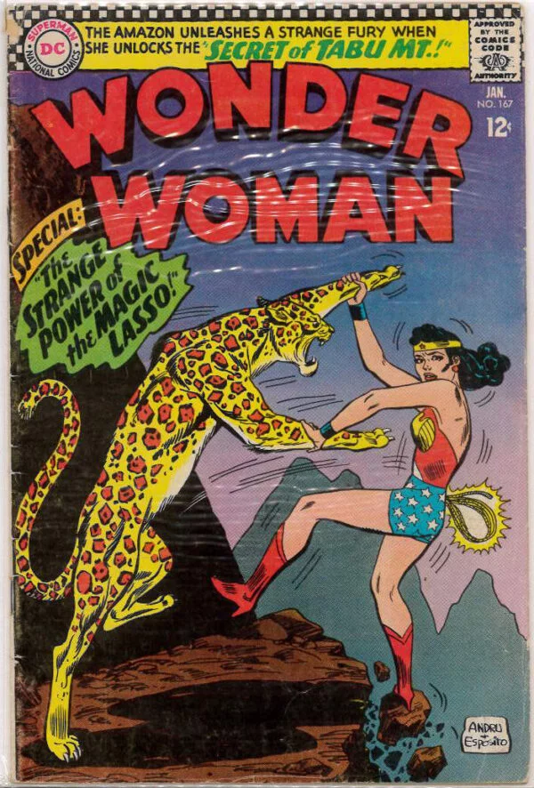 WONDER WOMAN (1942-1986,2010-2011,2020-2023 SERIES #167: VG/FN