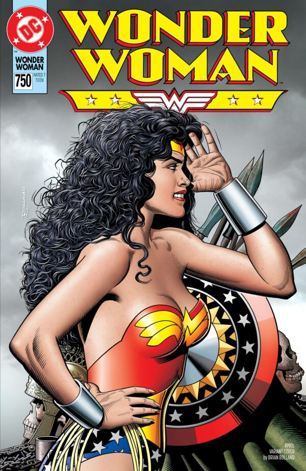 WONDER WOMAN (1942-1986,2010-2011,2020-2023 SERIES #750: Brian Bolland 1990’s cover