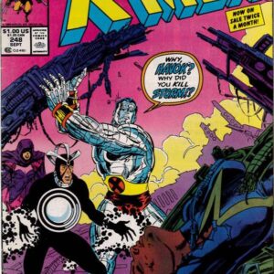 UNCANNY X-MEN (1963-2011,2015 SERIES) #248: Newsstand edition – 8.0 (VF) 1st Jim Lee