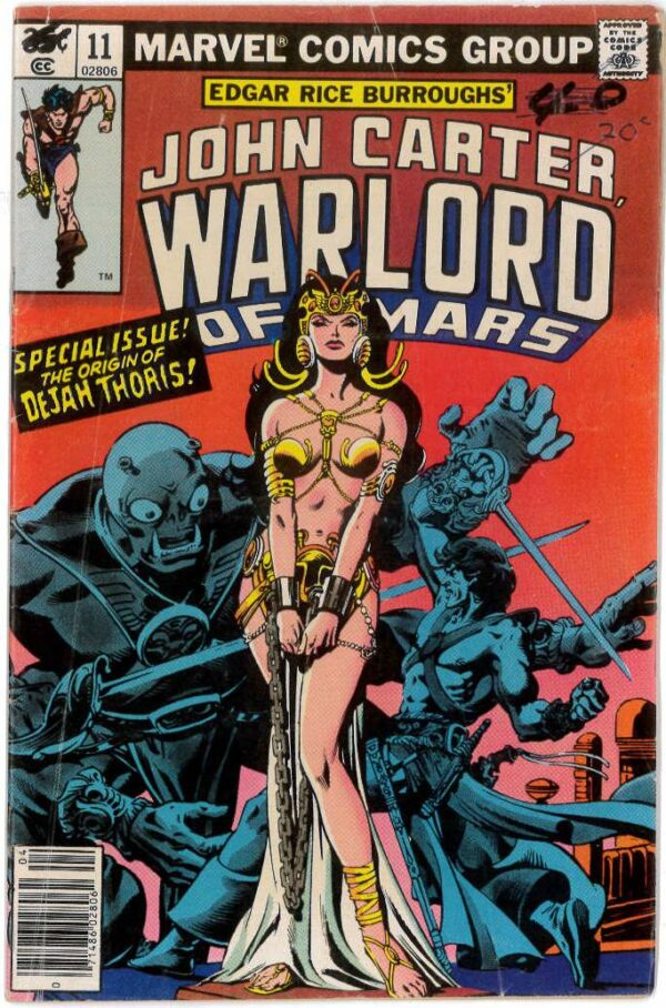 JOHN CARTER WARLORD OF MARS (1977-1979 SERIES) #11: 5.5 (FN-)