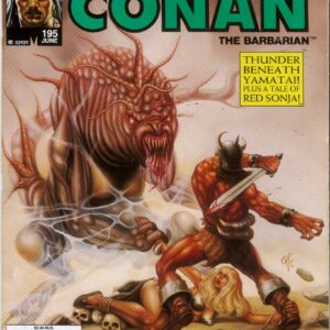 SAVAGE SWORD OF CONAN (AUSTRALIAN PRICE VARIANT) #195: 5.5 (FN)
