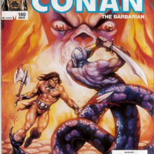 SAVAGE SWORD OF CONAN (AUSTRALIAN PRICE VARIANT) #180: 5.5 (FN-) SAVAGE SWORD OF CONAN (AUSTRALIAN PRICE VARIANT) #180: 5.5 (FN-)