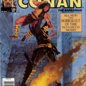 SAVAGE SWORD OF CONAN (AUSTRALIAN PRICE VARIANT) #186: 7.5 (VF)