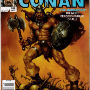 SAVAGE SWORD OF CONAN (AUSTRALIAN PRICE VARIANT) #189: 7.5 (VF)