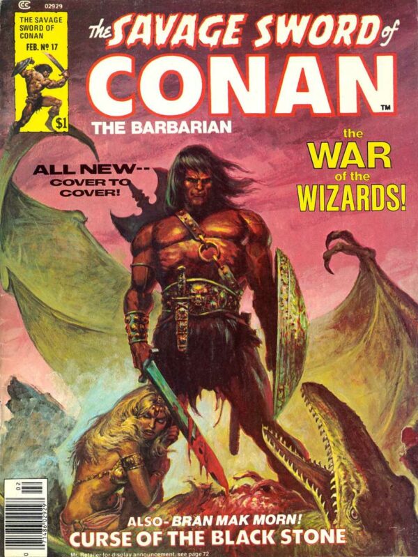 SAVAGE SWORD OF CONAN (1973-1995 SERIES) #17: 9.2 (NM)