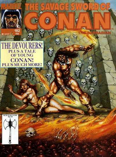 SAVAGE SWORD OF CONAN (1973-1995 SERIES) #182 SAVAGE SWORD OF CONAN (1973-1995 SERIES) #182