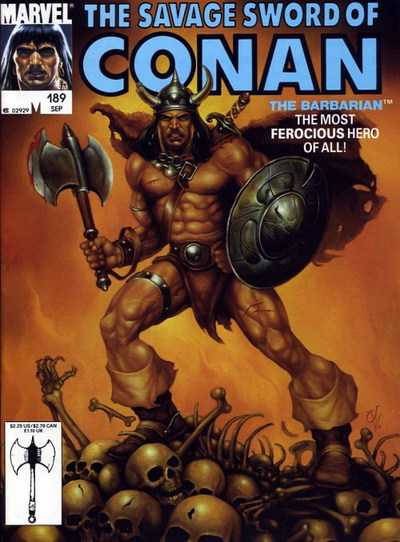 SAVAGE SWORD OF CONAN (1973-1995 SERIES) #189 SAVAGE SWORD OF CONAN (1973-1995 SERIES) #189