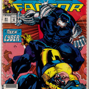 X-FACTOR (1984: AUSTRALIAN PRICE VARIANT – APV) #81: 5.0 (VG)