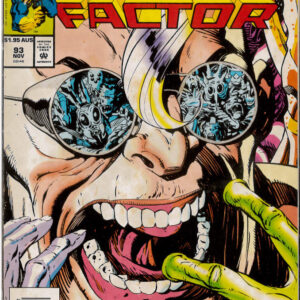 X-FACTOR (1984: AUSTRALIAN PRICE VARIANT – APV) #93: 5.0 (VG)