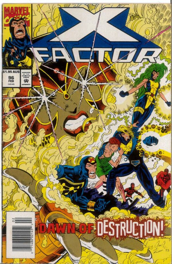 X-FACTOR (1984: AUSTRALIAN PRICE VARIANT – APV) #96: 6.0 (FN)