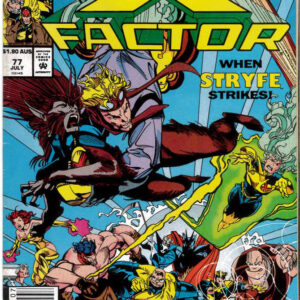 X-FACTOR (1984: AUSTRALIAN PRICE VARIANT – APV) #77: 6.0 (VG/FN)
