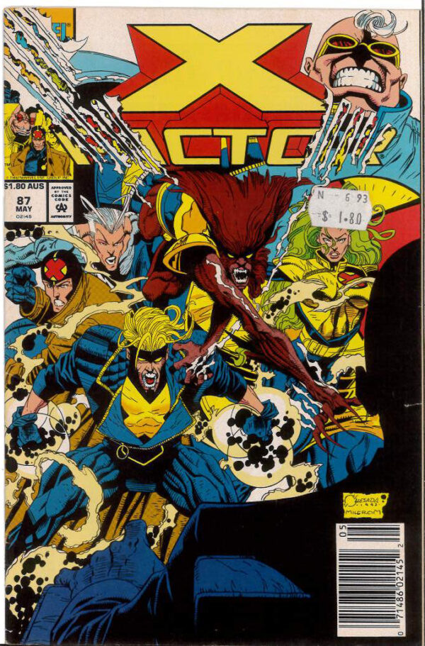 X-FACTOR (1984: AUSTRALIAN PRICE VARIANT – APV) #87: 8.0 (VF)