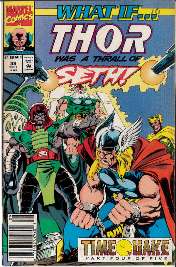 WHAT IF (1989: AUSTRALIAN PRICE VARIANT – APV) #38: 4.0 (GD) Thor was a Thrall of Seth!