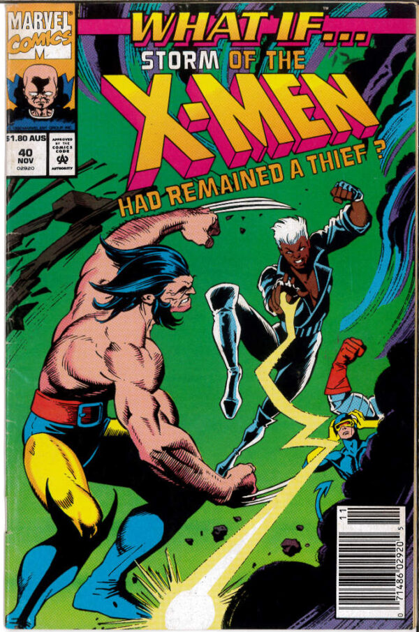 WHAT IF (1989: AUSTRALIAN PRICE VARIANT – APV) #40: 5.0 (GD) Storm remained a Thief