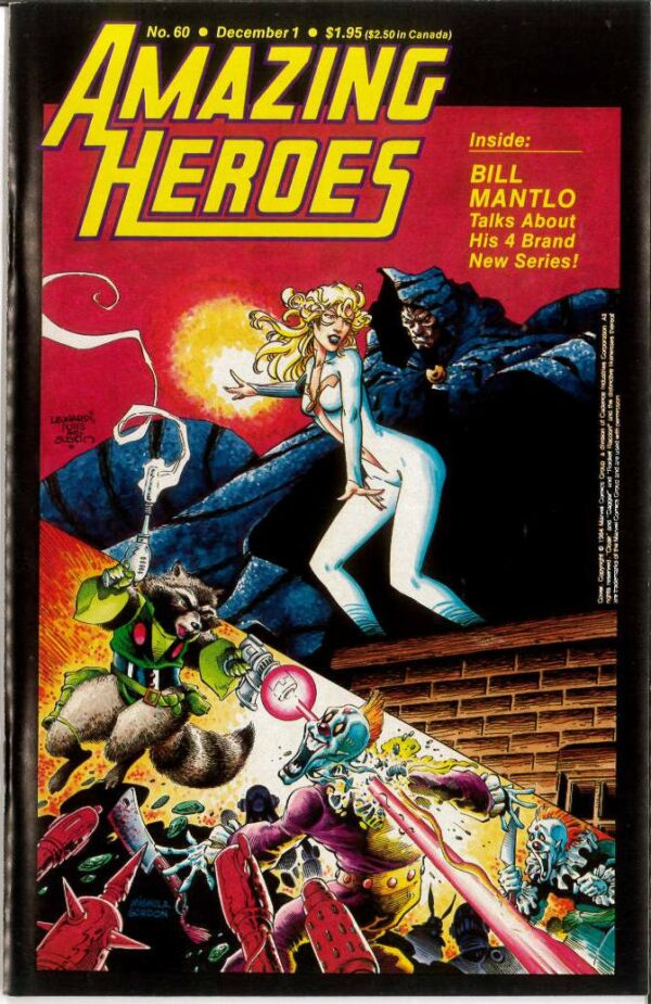 AMAZING HEROES #60: Bill Mantlo Rocket Racoon and Cloak & Dagger (VF/NM)
