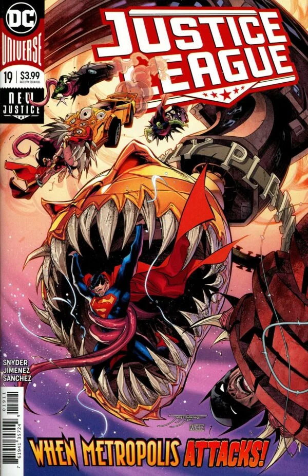 JUSTICE LEAGUE (2018 SERIES) #19: Jorge Jimenez cover