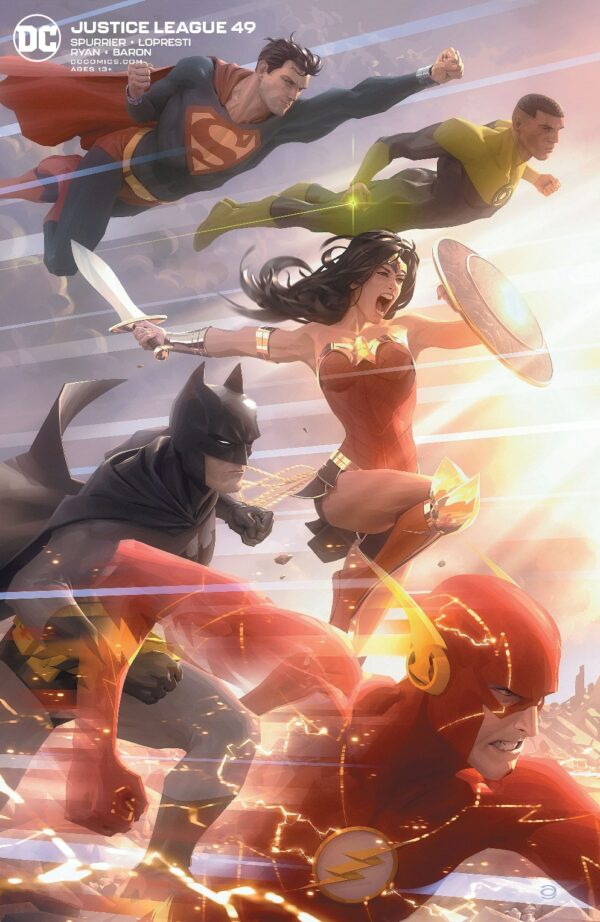 JUSTICE LEAGUE (2018 SERIES) #49: Alex Garner cover