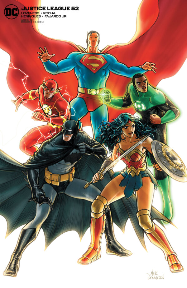 JUSTICE LEAGUE (2018 SERIES) #52: Nick Derington cover B